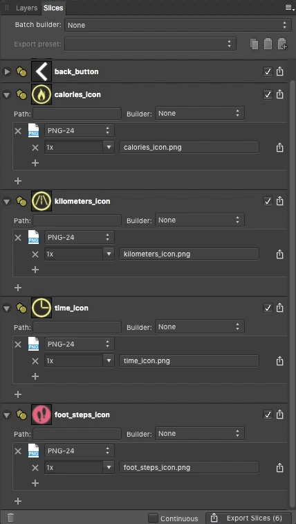 Apply android preset