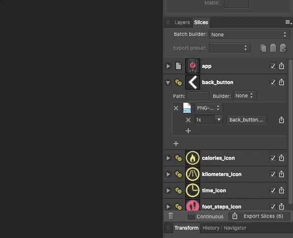 Drawable MDPI back button
